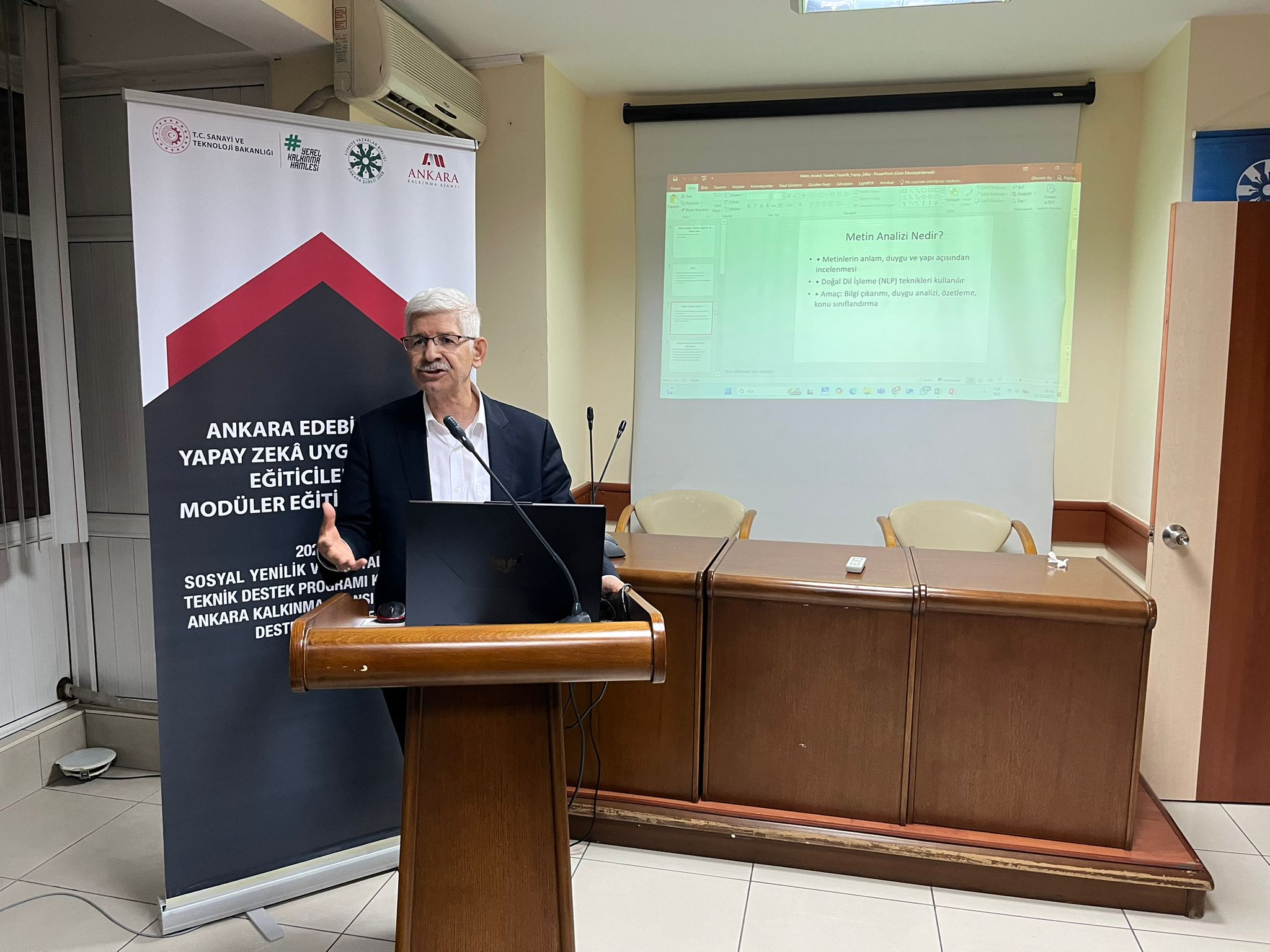 TYB Ankara Şubesi’nde “Ankara Edebiyatında Yapay Zekâ Uygulamaları” Projesi Tanıtıldı